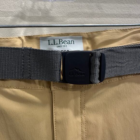 L.L. Bean SunSmart Cargo Pants Khaki XL Lightweight Hike Camp Outdoors Gorpcore - Picture 5 of 13